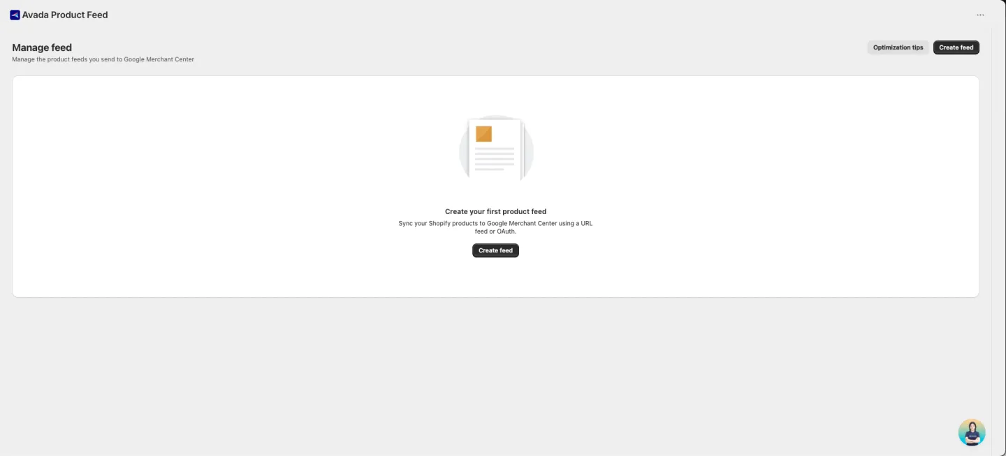 Manage feed list with the feed table