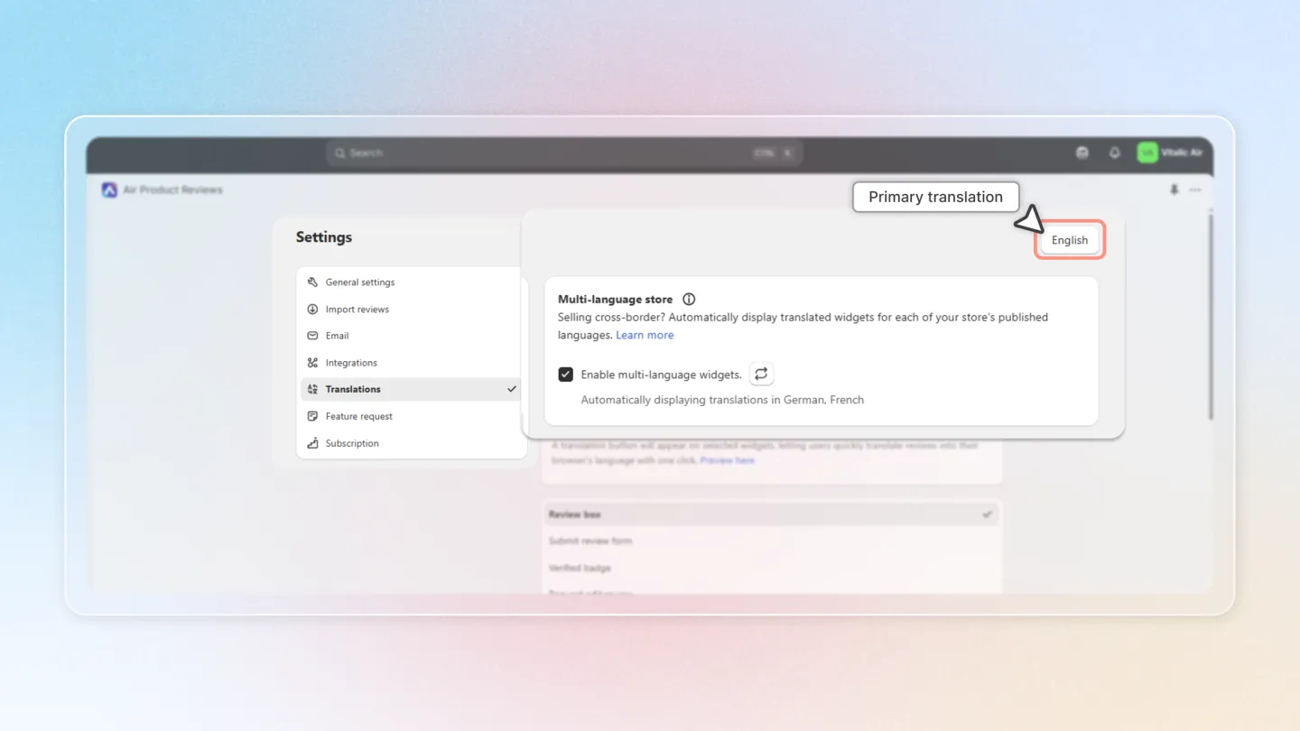 Air Reviews screenshot