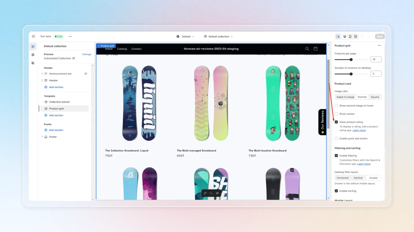 Air Reviews screenshot