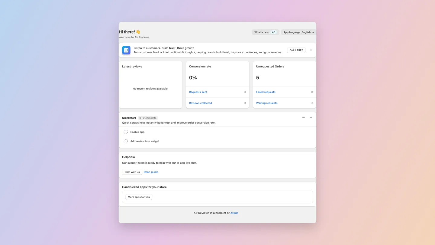 Air Reviews screenshot