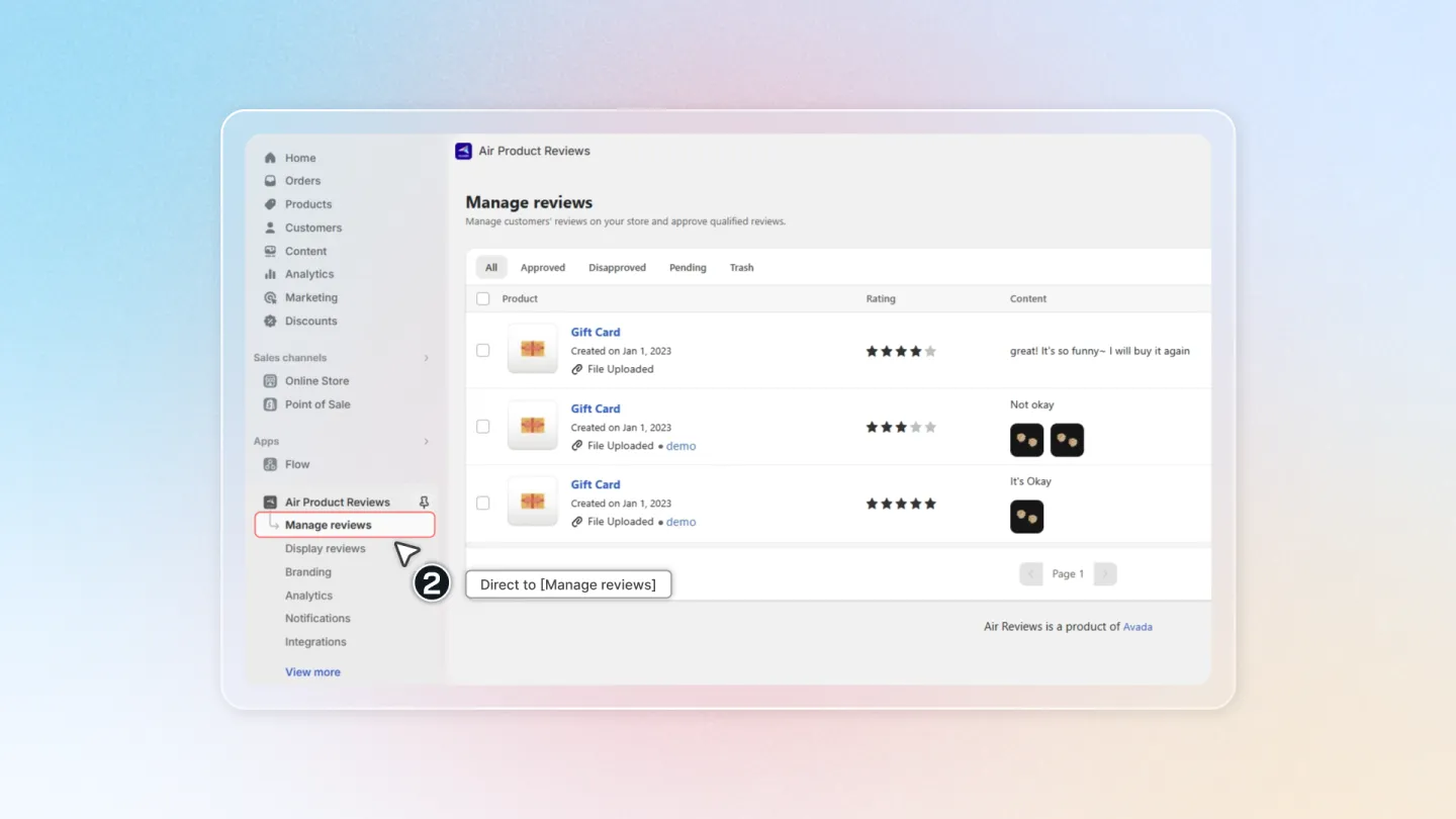 Air Reviews screenshot