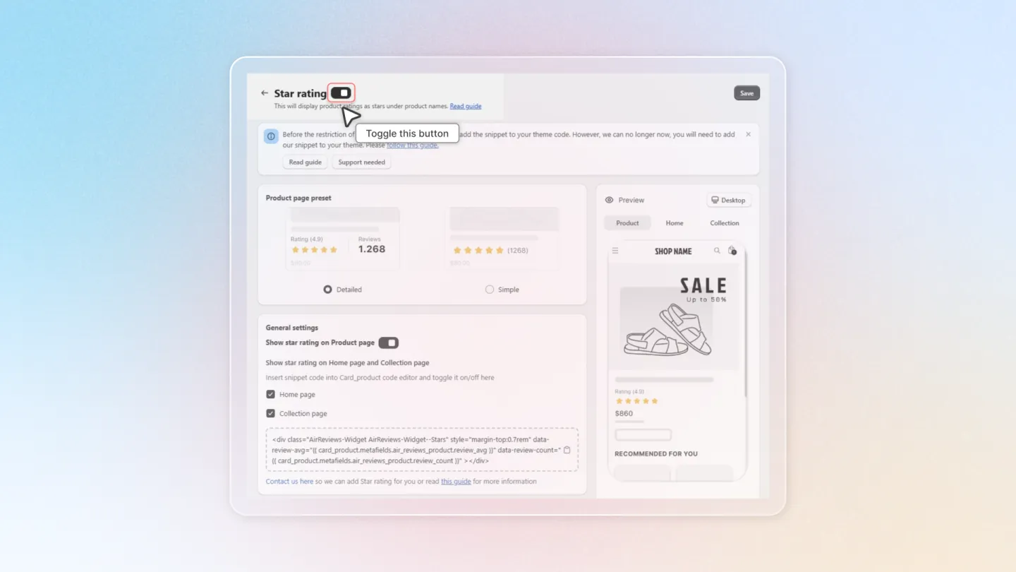 Air Reviews screenshot