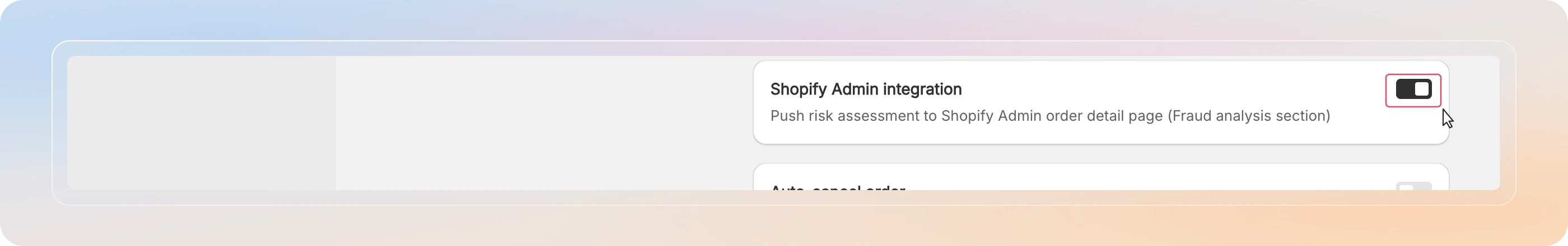 Push assessment to Shopify Admin