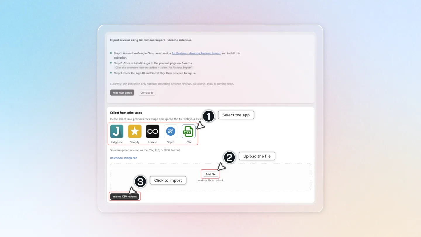 Air Reviews screenshot