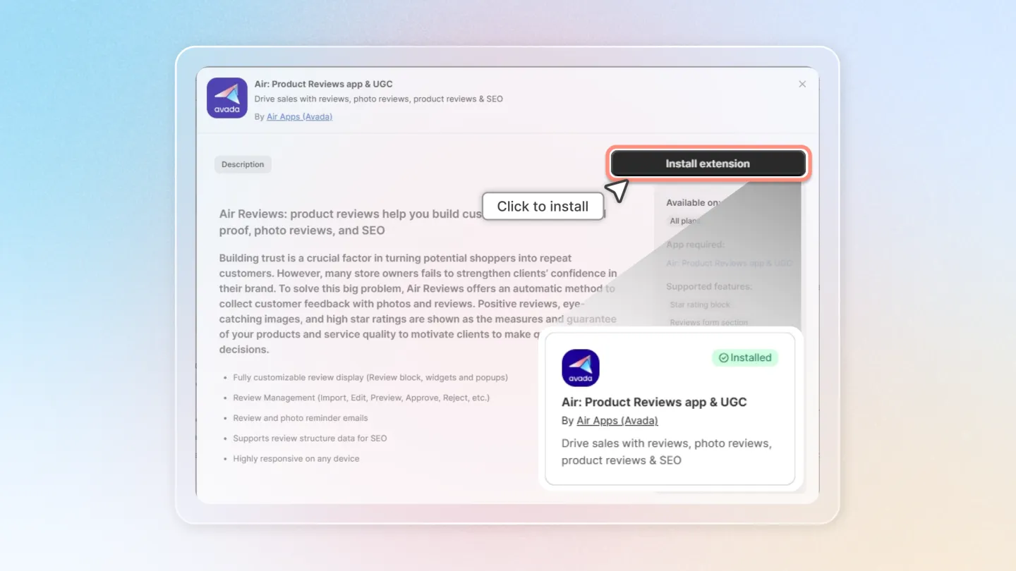 Air Reviews screenshot