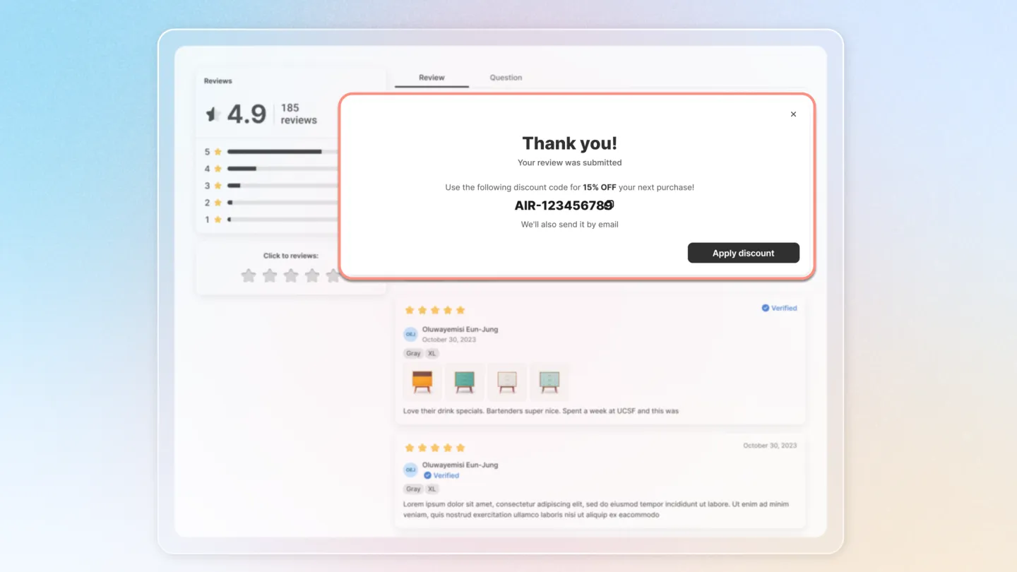 Air Reviews screenshot