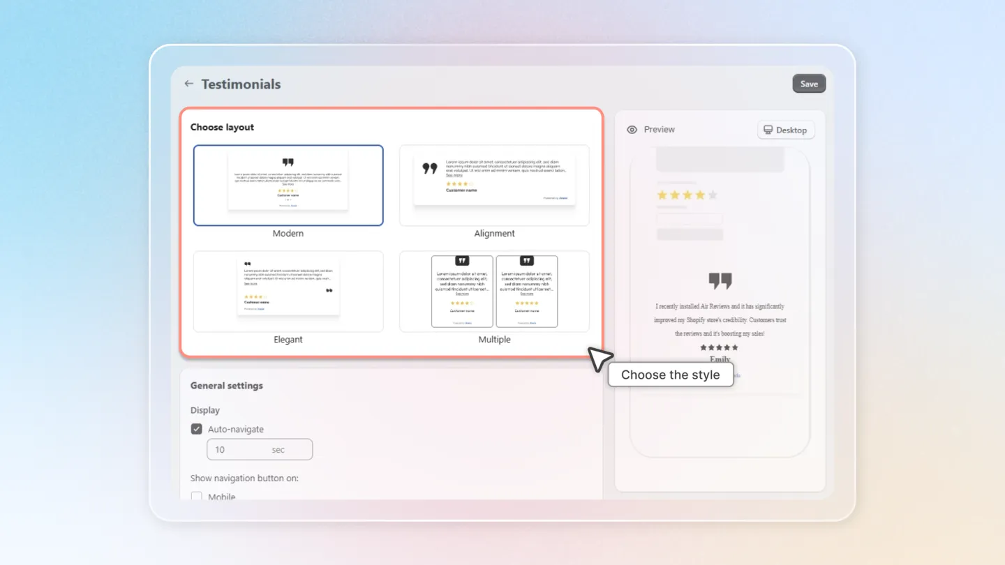 Air Reviews screenshot