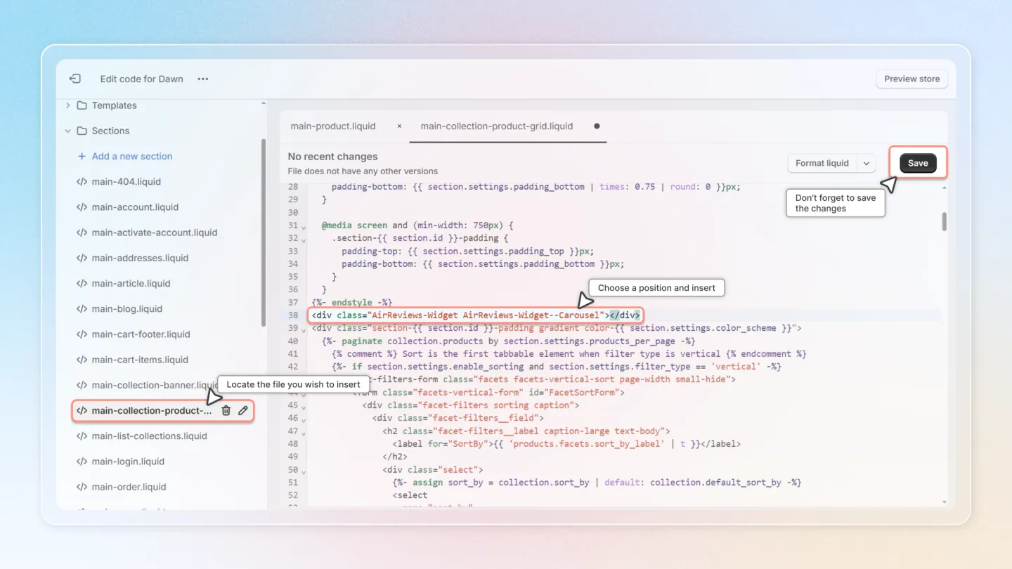 Air Reviews screenshot