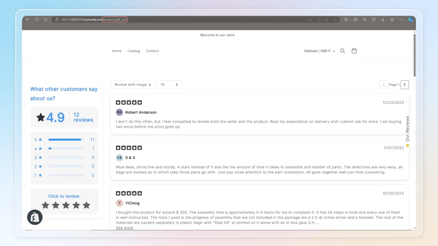 Air Reviews screenshot