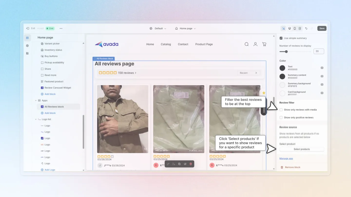 Air Reviews screenshot