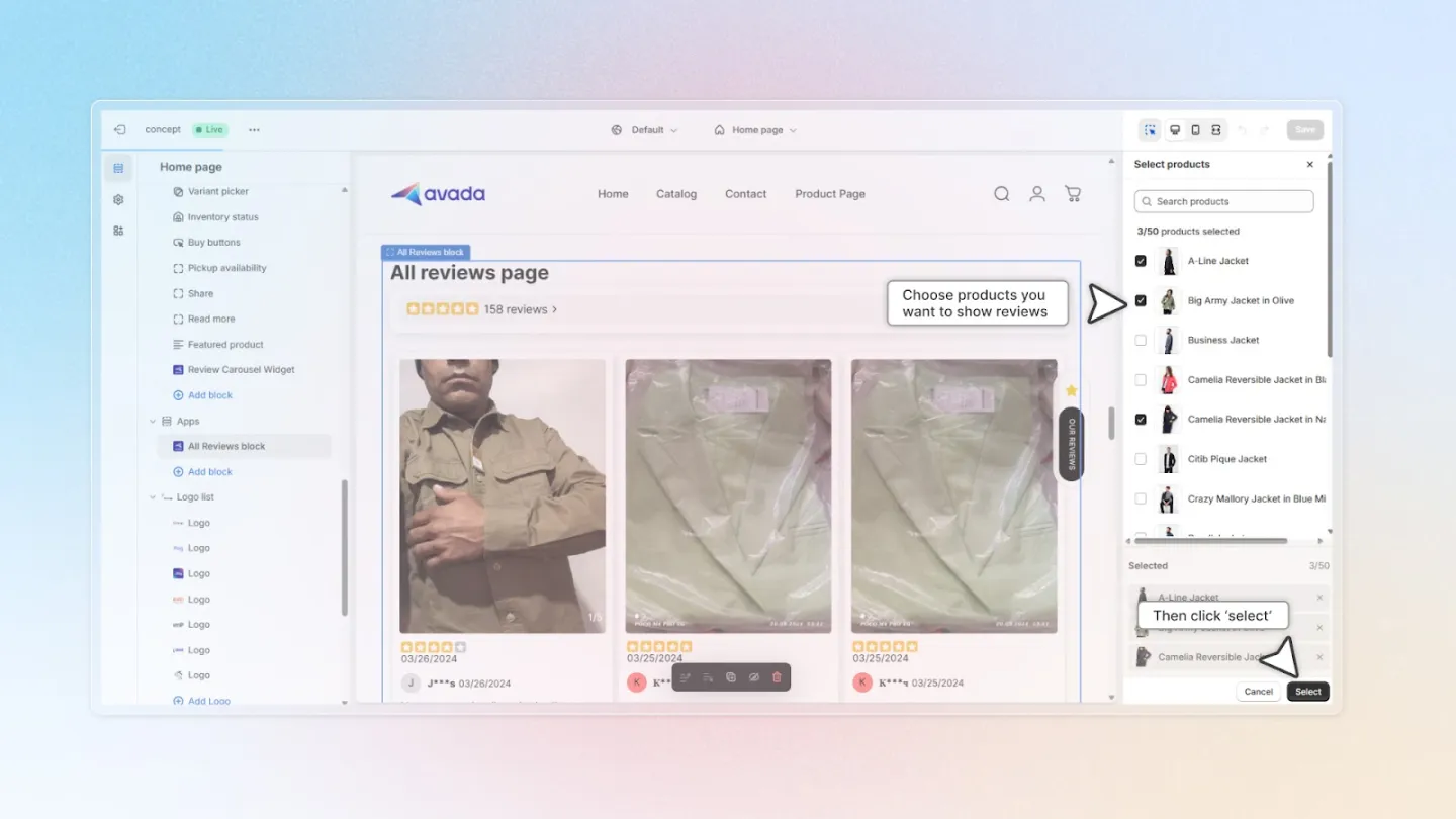 Air Reviews screenshot