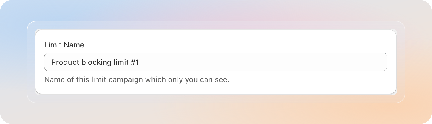 Name the limit