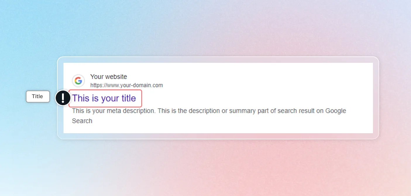 what is title tag