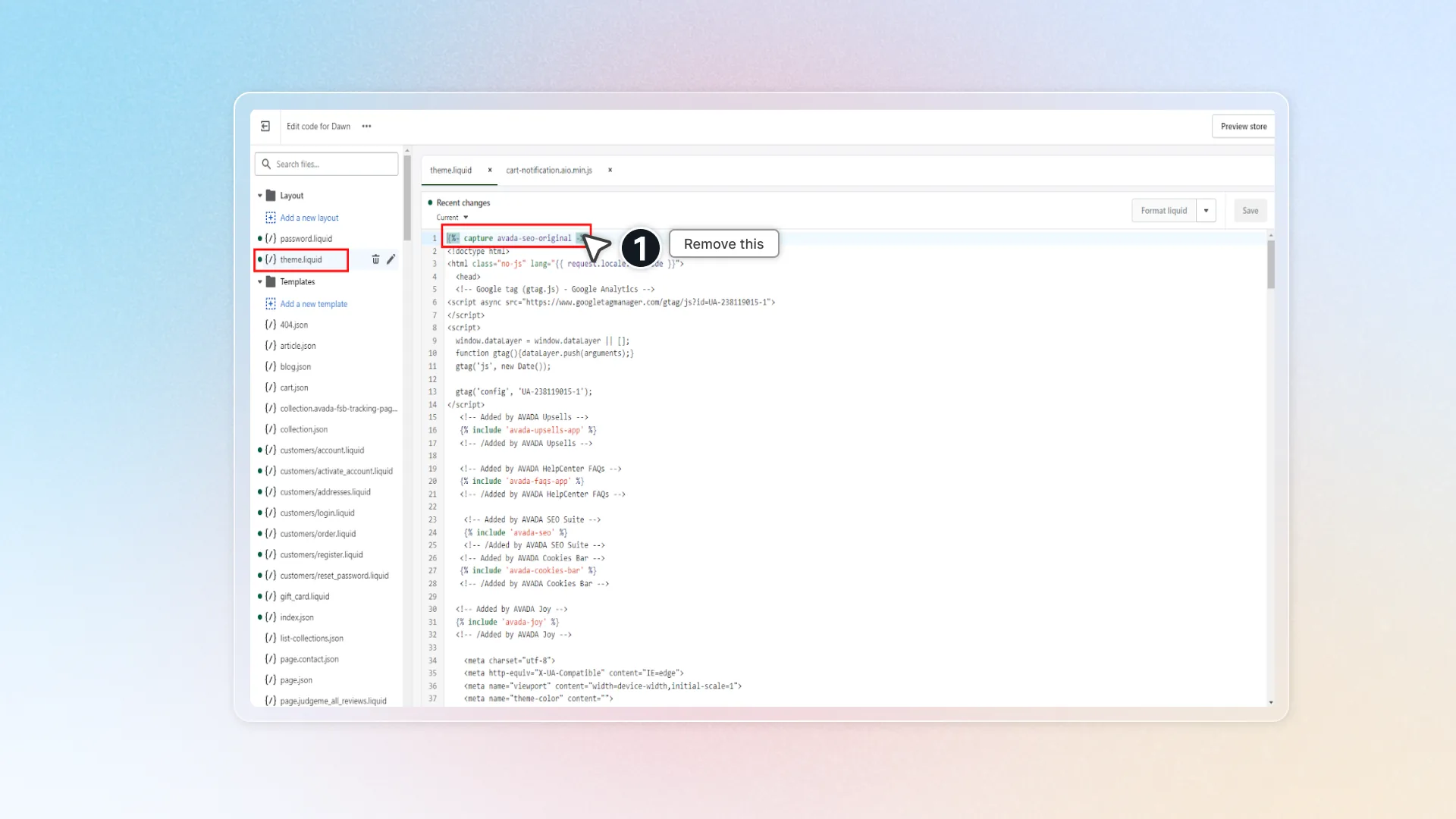 how to remove code after uninstalling 3