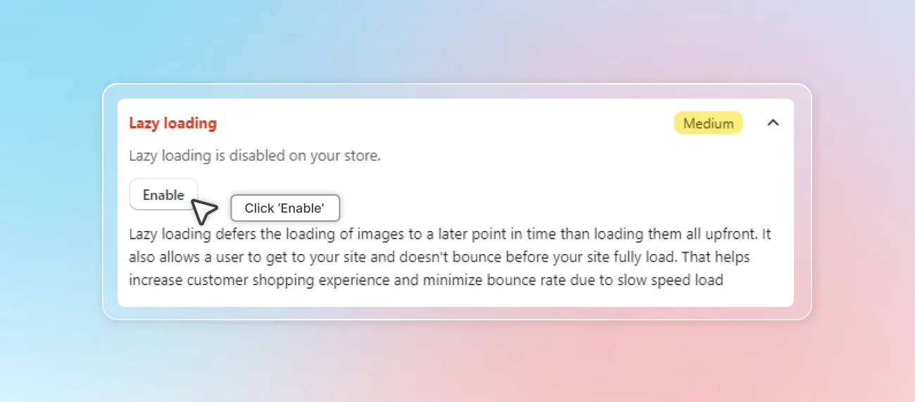SEO checklist lazy loading