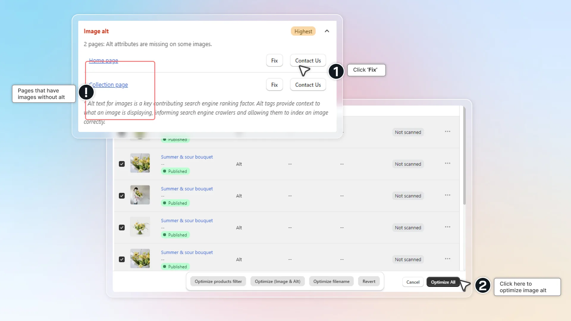 SEO checklist image alt 1