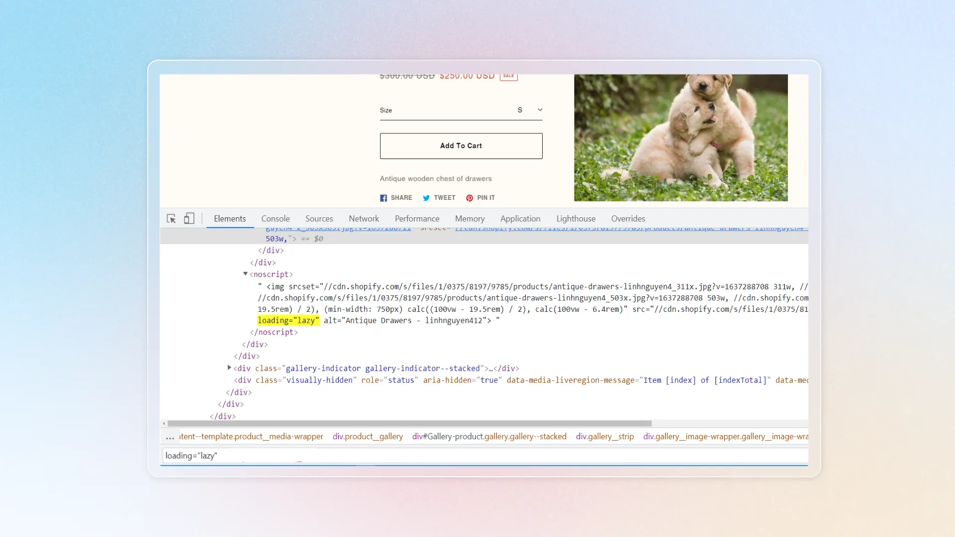 How to check lazy loading on your store