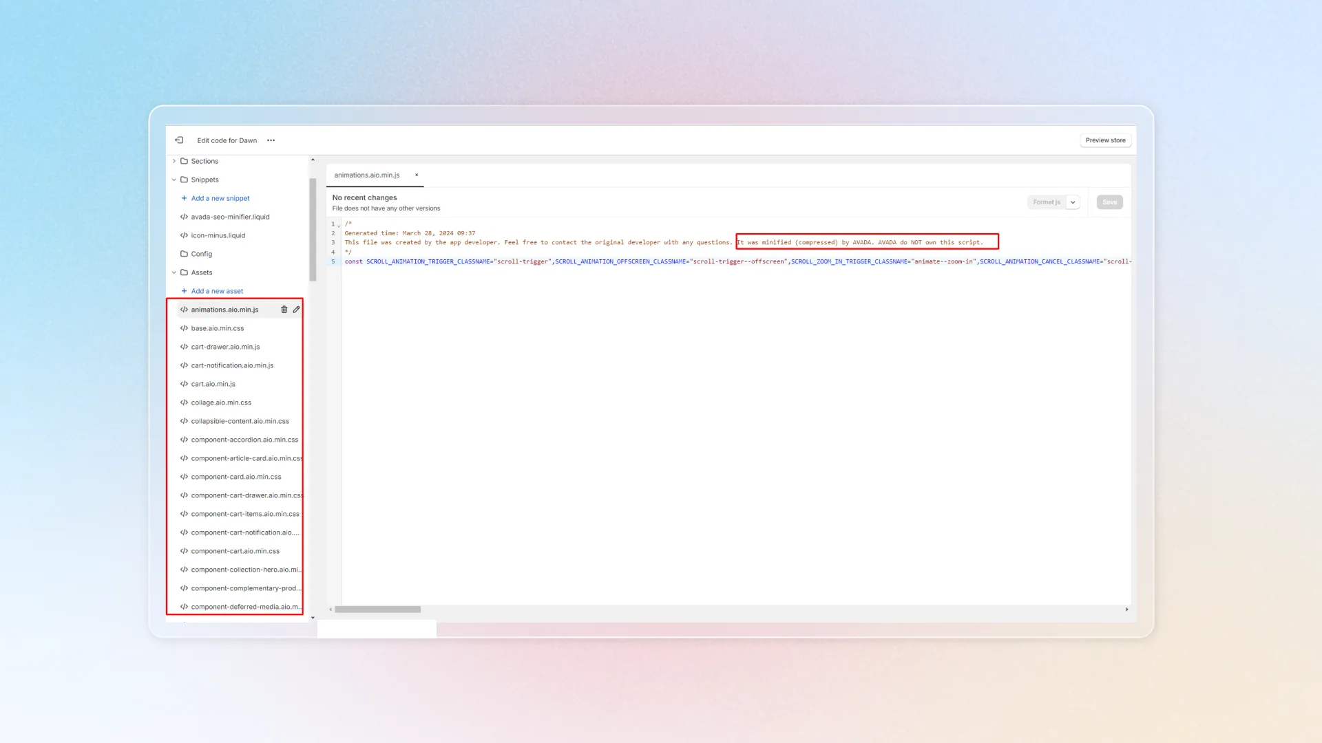 How to check if minification works