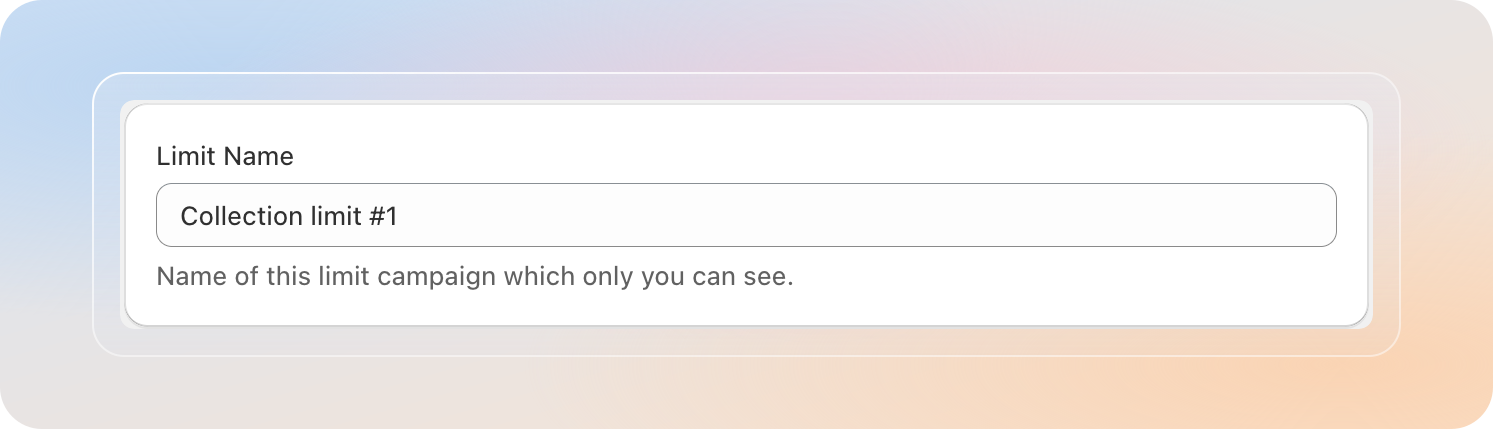Name the limit