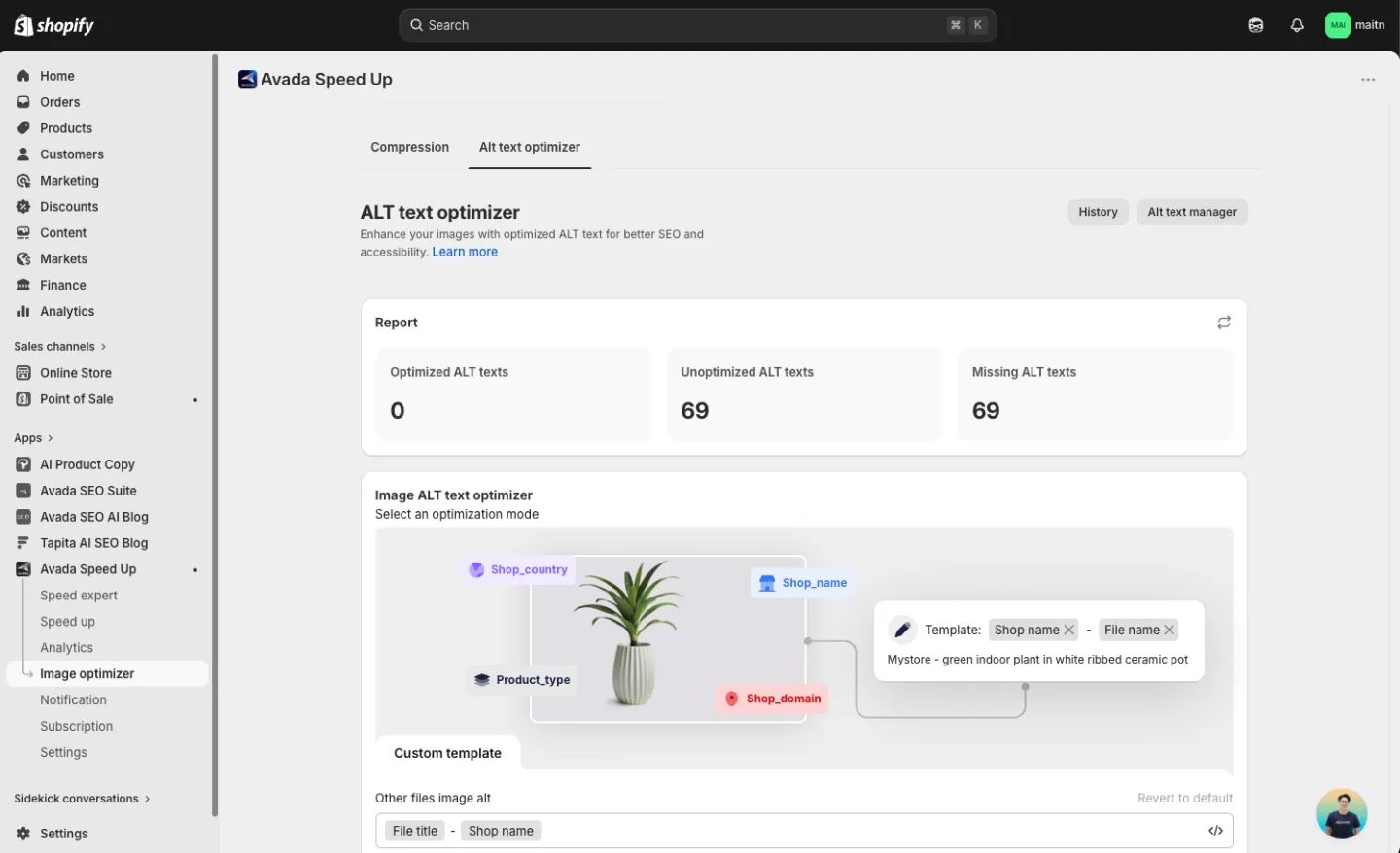 alt-text-optimizer screenshot 1