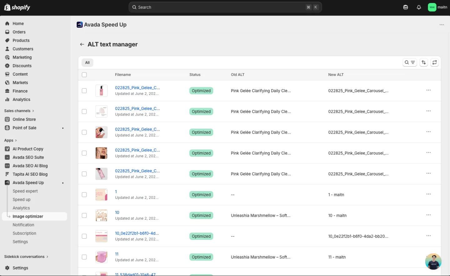 alt-text-optimizer screenshot 2