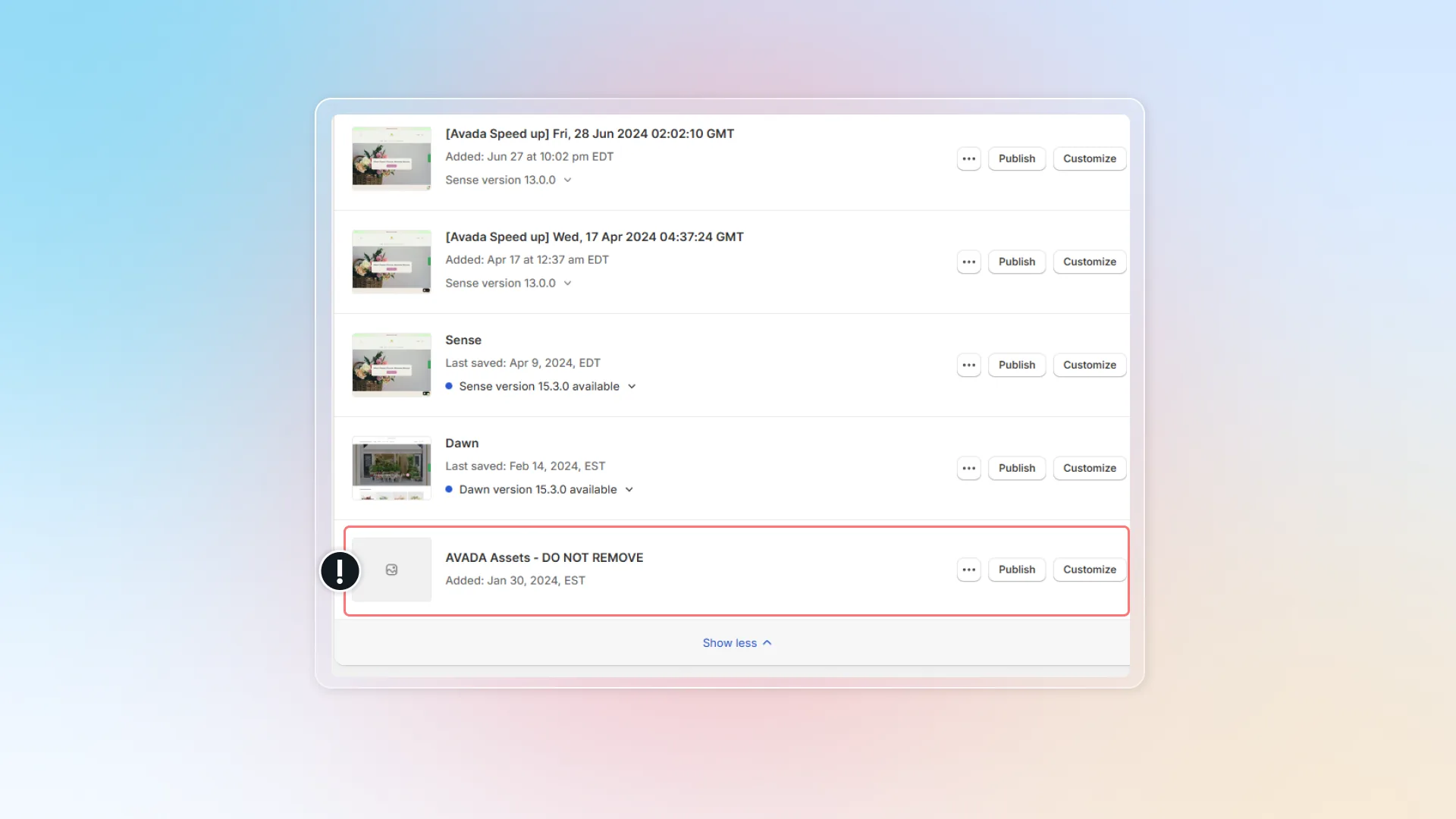 Avada asset