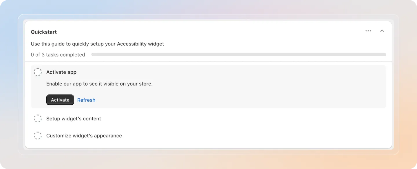 Theme store app embed status