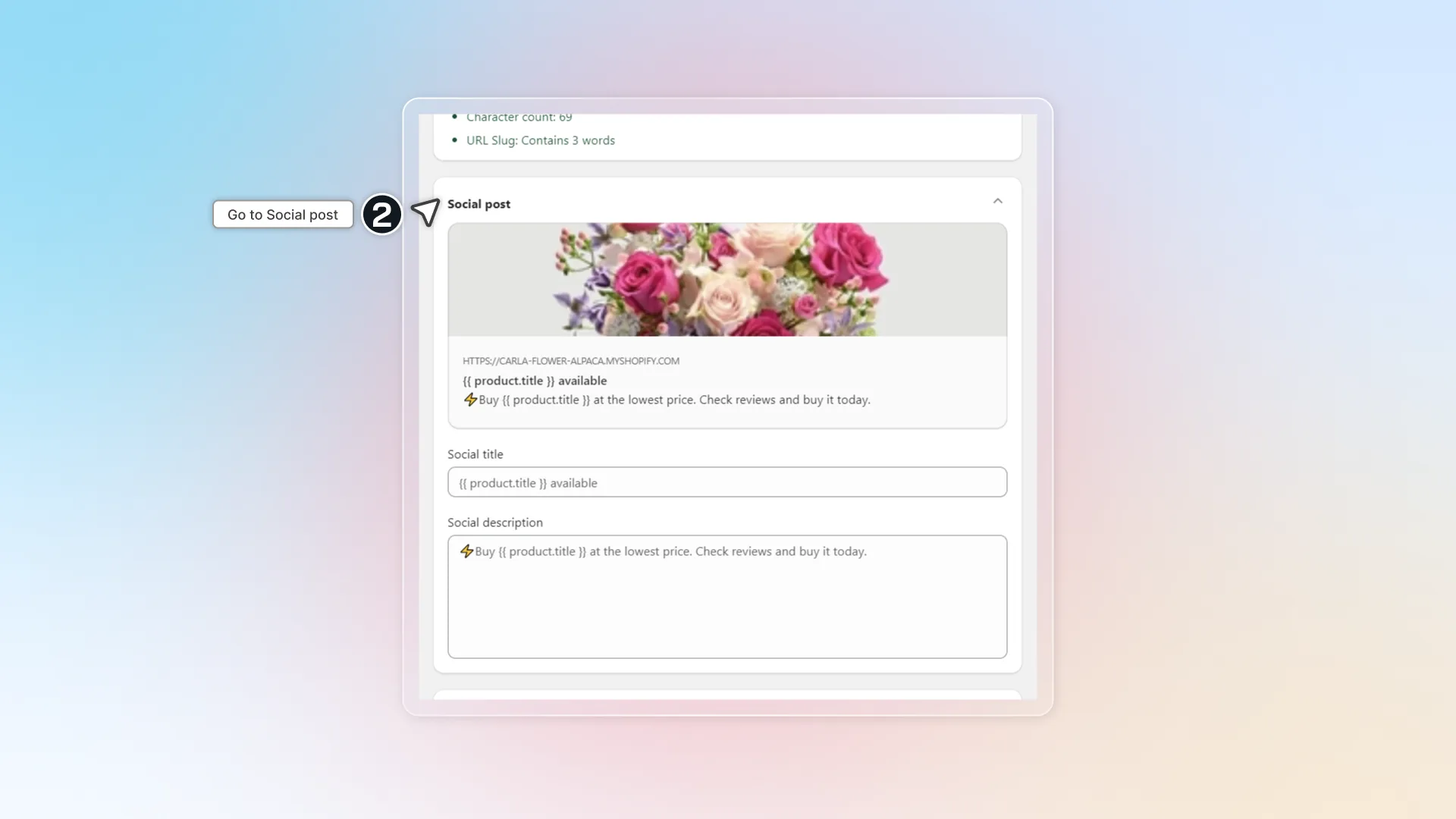 Go to social post