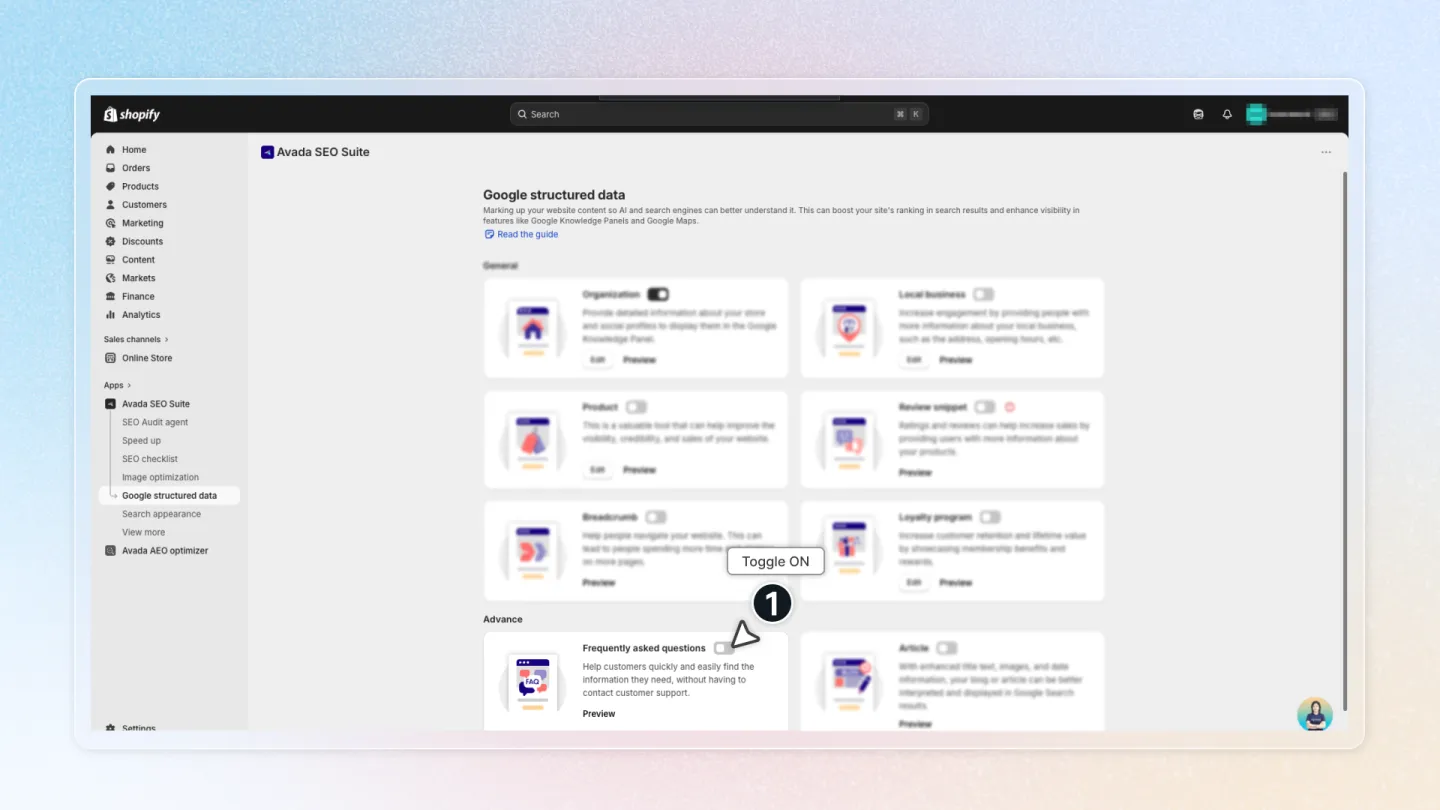 how to set up google structured data for FAQs