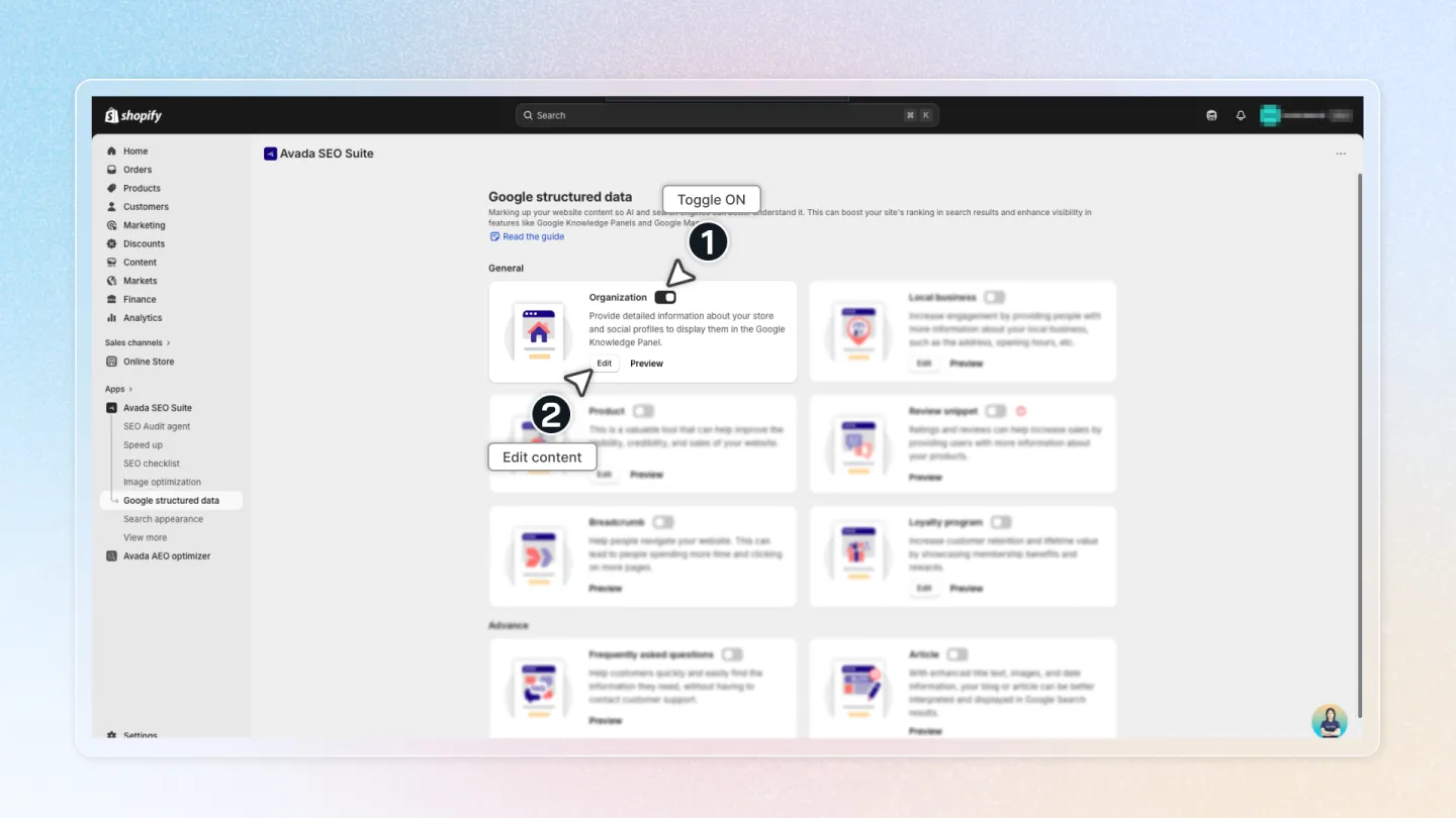 how to set up google structured data
