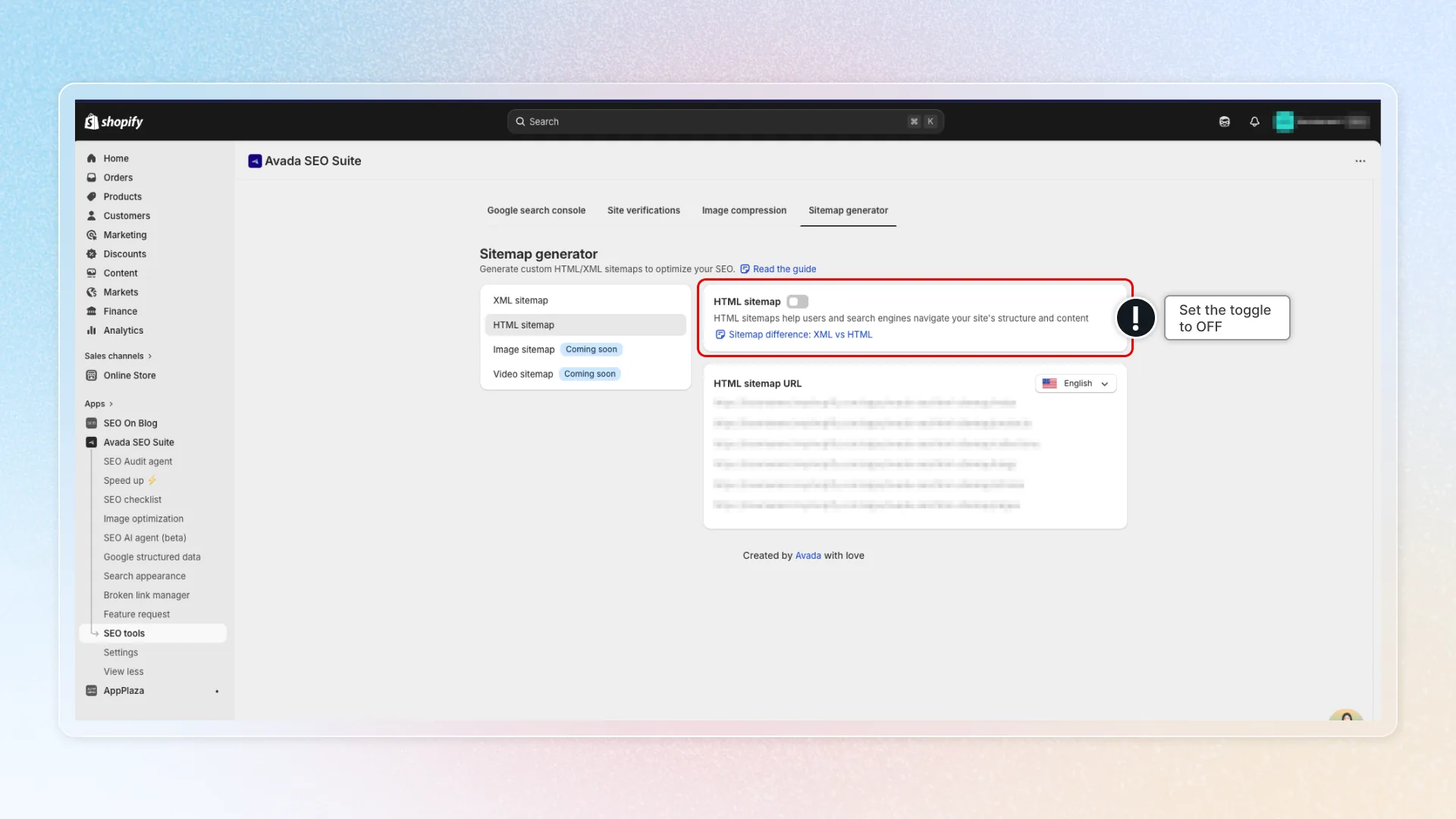 How to remove HTML Sitemap Pages