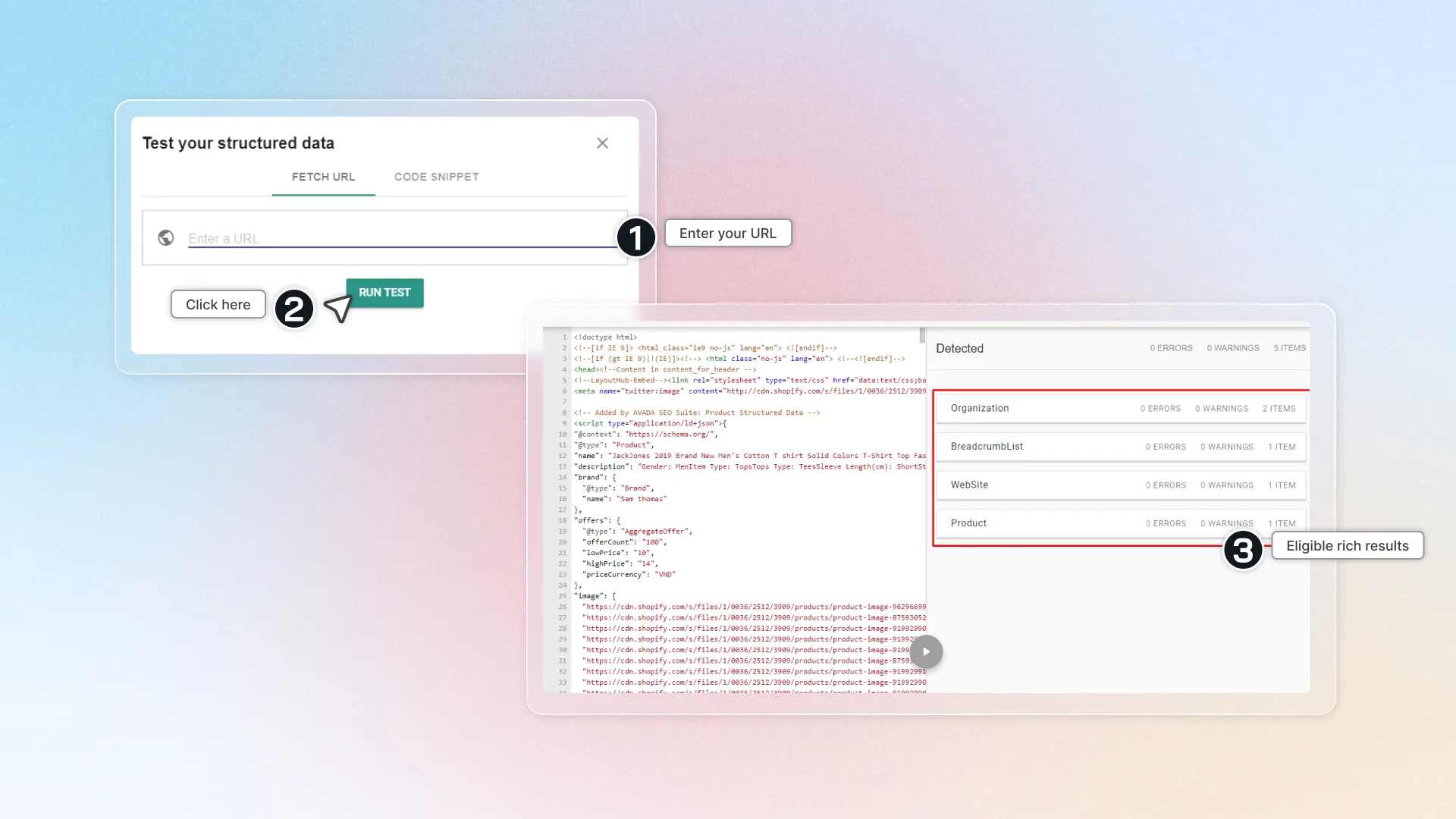 Use Schema Markup Validator
