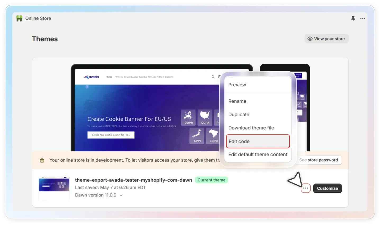 Upload integration script