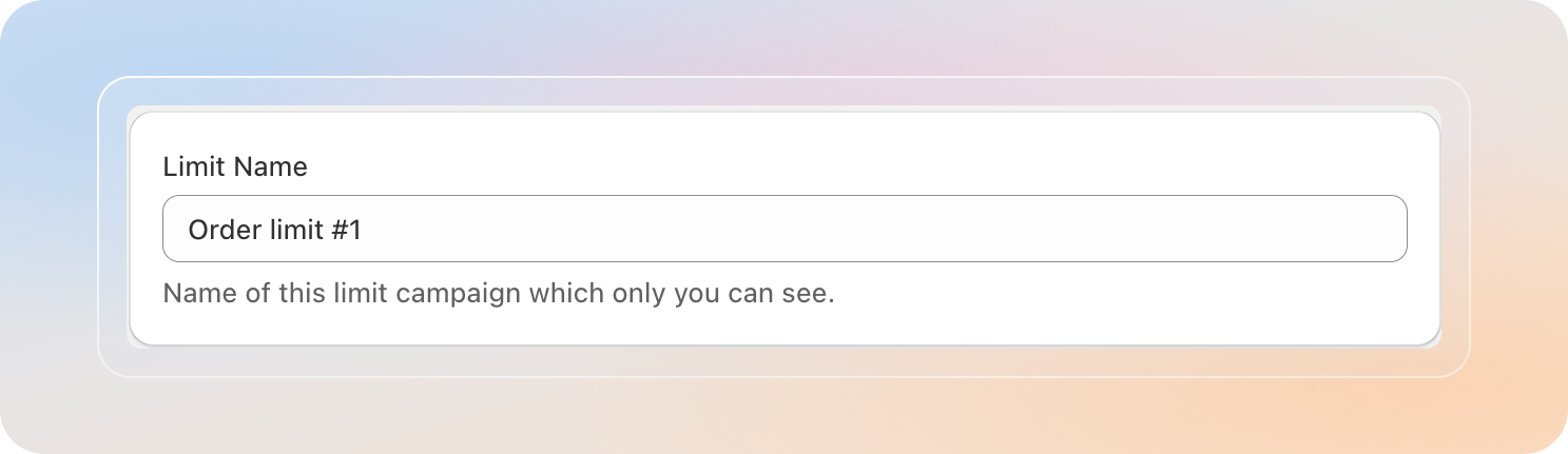 Name the limit