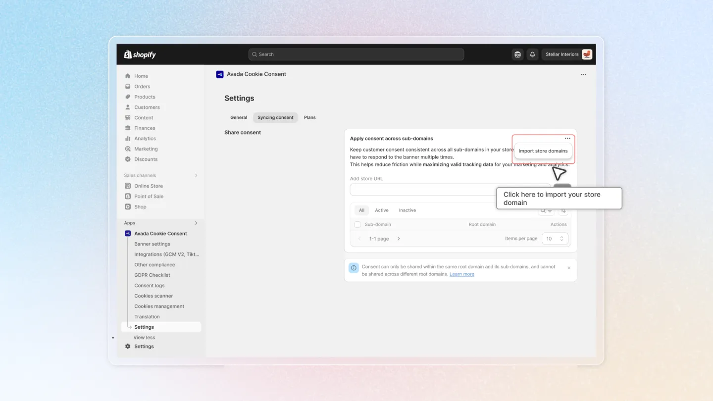 Add custom domains