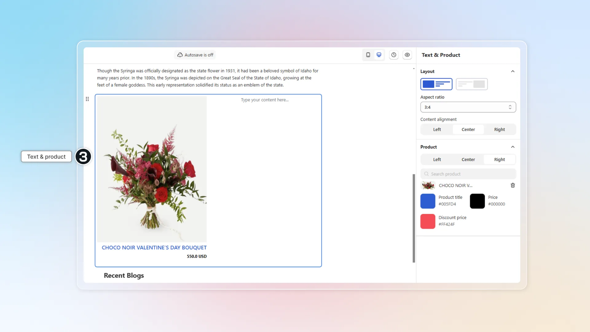 Text product