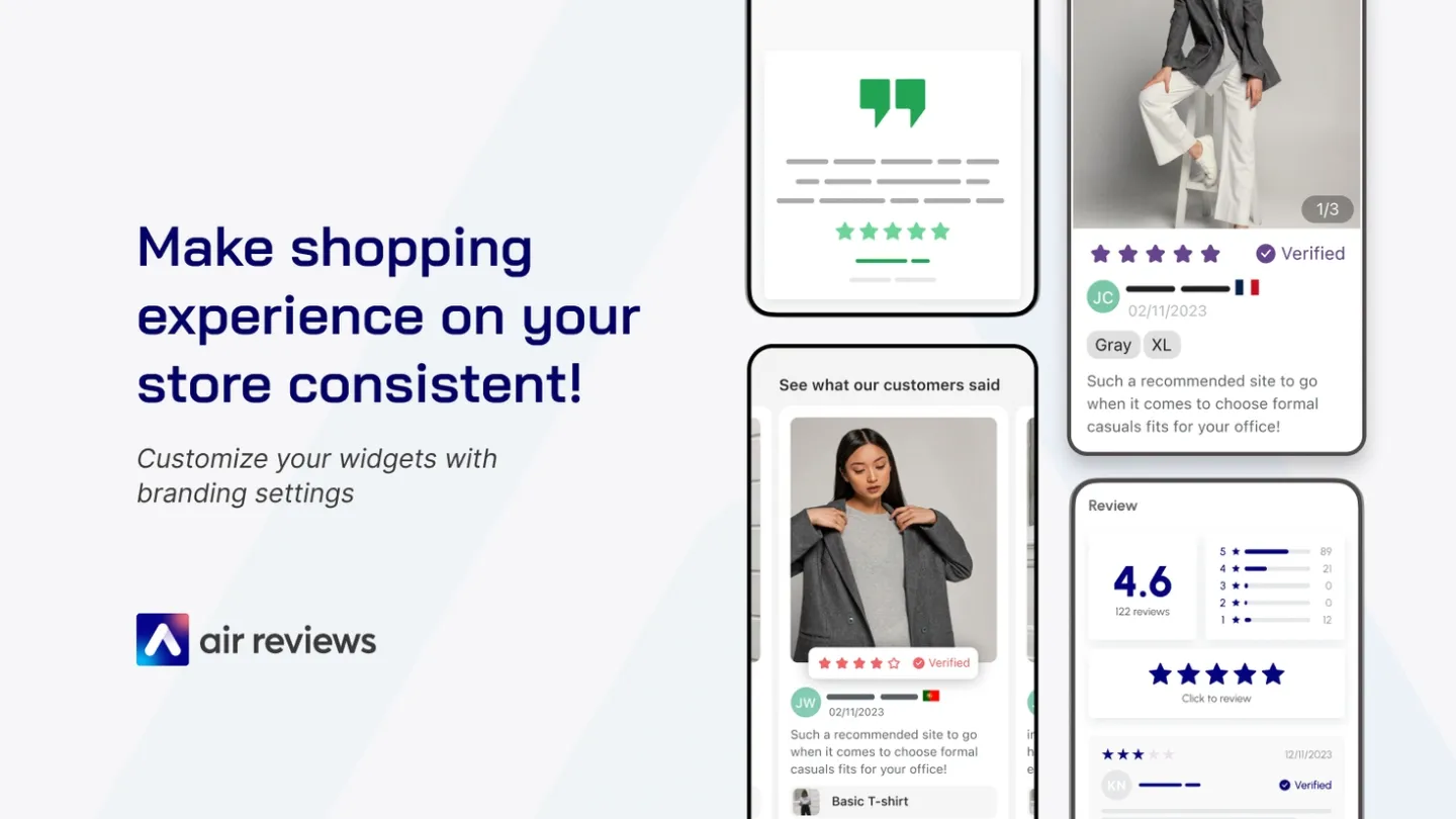 Make shopping experience on your store consistent!