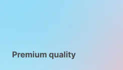 Emphasizes high-quality materials and premium product construction