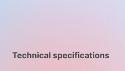 Emphasizes detailed specs for product groups